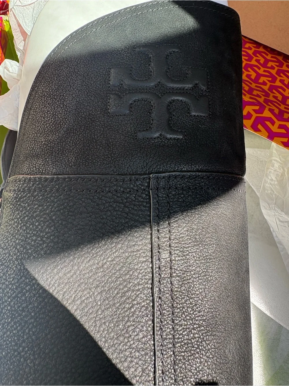Tory Burch Black Leather Over-the-Knee Riding Boots Brand New Never Worn